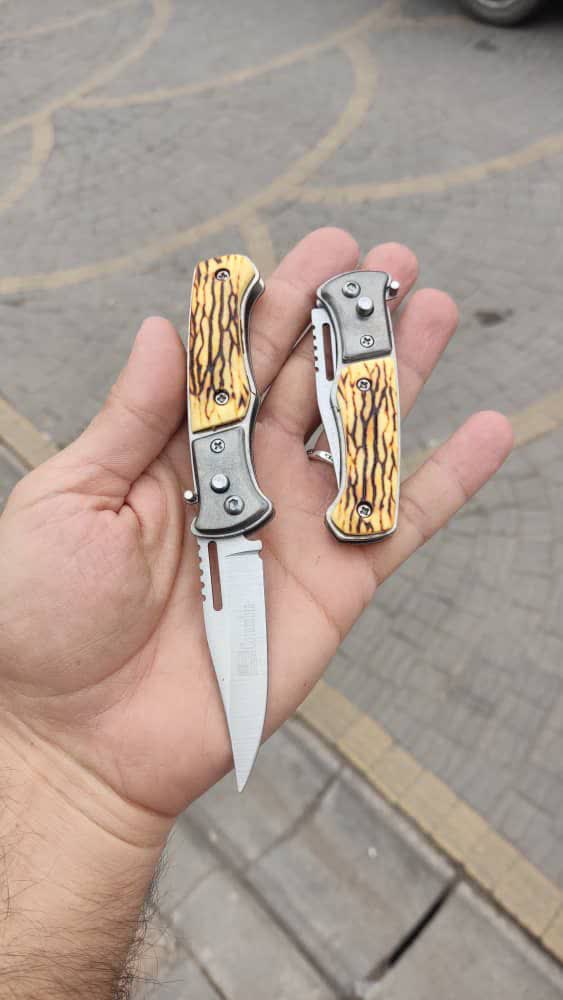 چاقوی فشاری طرح شاخ سایز کوچک 1 چاقوی فشاری طرح شاخ سایز کوچک