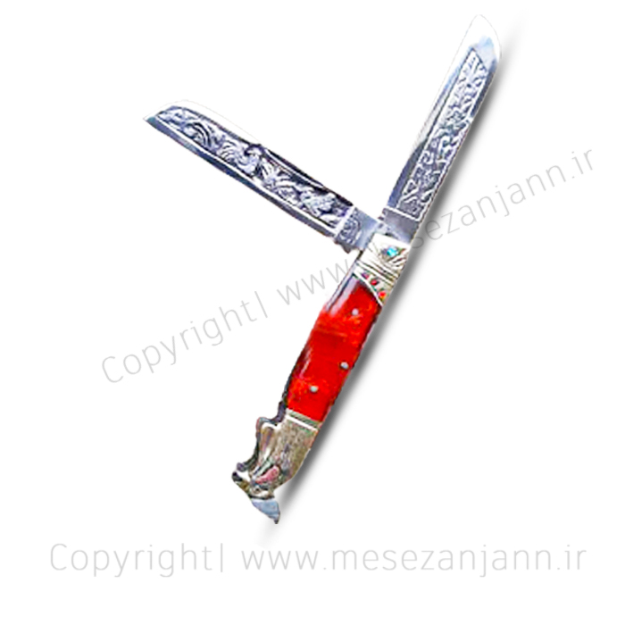 چاقوی تاشو دو تیغه ققنوس 1 چاقوی تاشو دو تیغه ققنوس