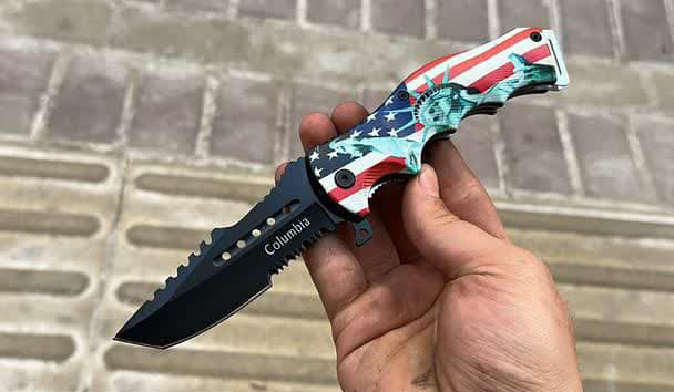 چاقوی کلمبیا طرح مجسمه آزادی 1 چاقوی کلمبیا طرح مجسمه آزادی