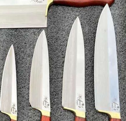 ست کامل چاقوی آشپزخانه استاد منفرد 2 ست کامل چاقوی آشپزخانه استاد منفرد