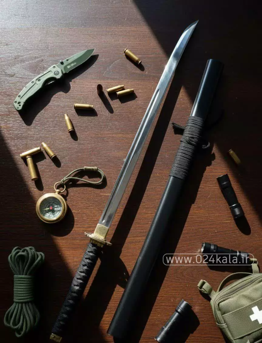 شمشیر سامورایی 8 میل درجه یک 1 شمشیر سامورایی 8 میل درجه یک