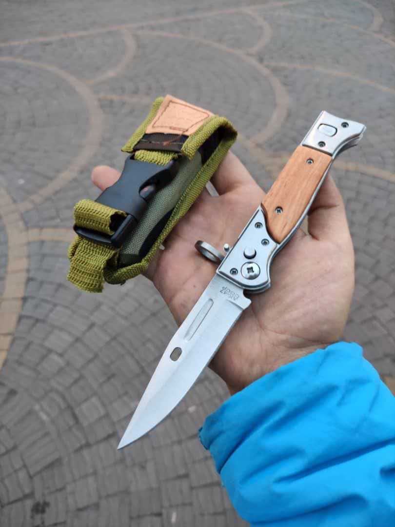 چاقوی فشاری طرح سرنیزه 2 چاقوی فشاری طرح سرنیزه