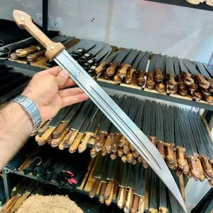 قداره 60 سانتی دسته چوبی