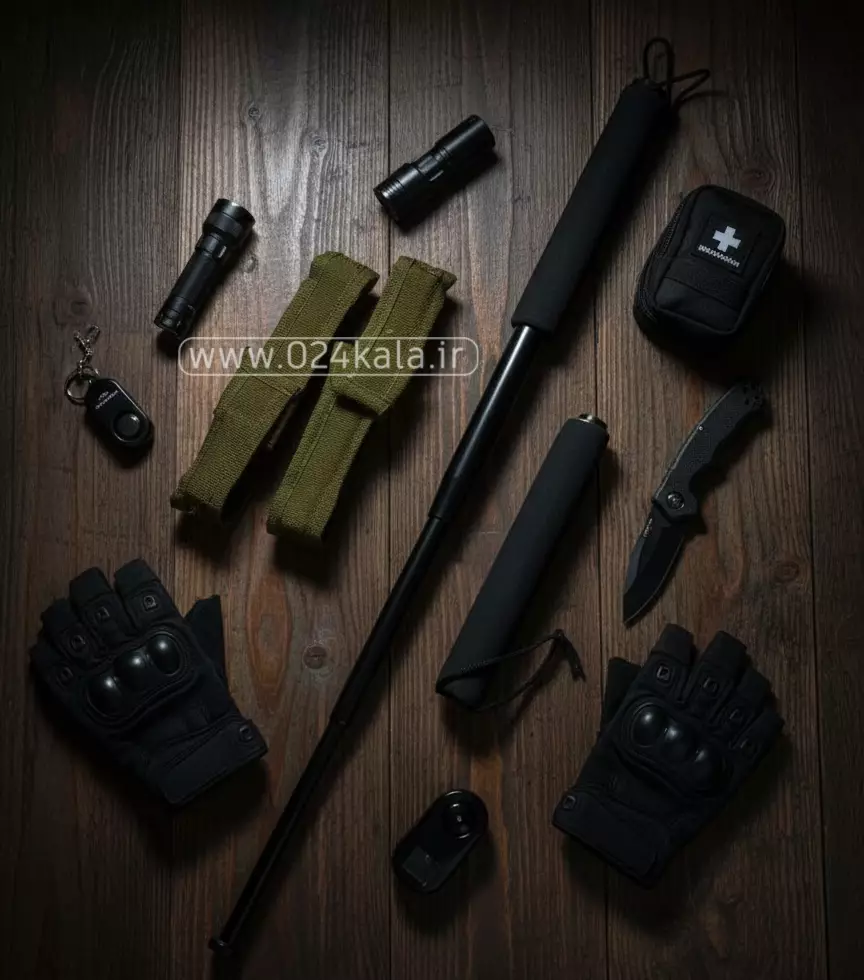 باتوم 4 تیکه دسته اسفنجی 1 باتوم 4 تیکه دسته اسفنجی