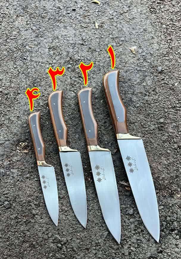 ست کامل چاقو آشپزخانه 1 ست کامل چاقو آشپزخانه