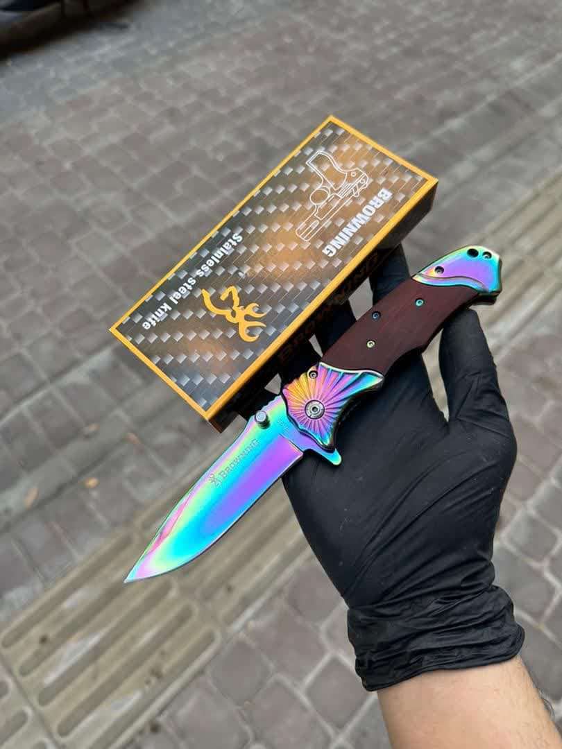 چاقو جیبی برونینگ هفت رنگ 1 چاقو جیبی برونینگ هفت رنگ