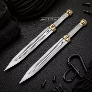 نیمچه قمه دسته استخوان سفارشی