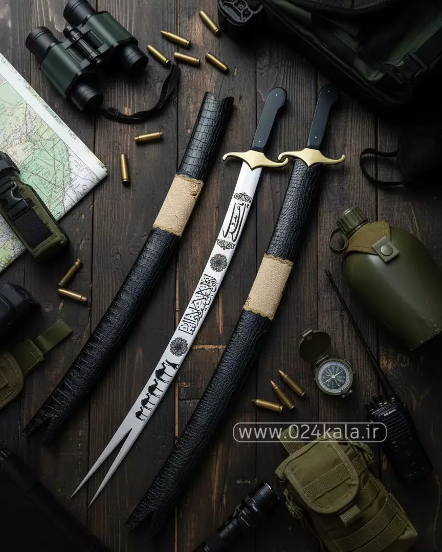 شمشیر ذوالفقار دو دم 1 شمشیر ذوالفقار دو دم