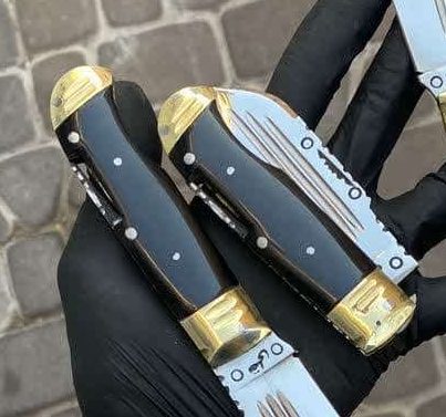 چاقوی پشت ضامن استاد فضلی 3 چاقوی پشت ضامن استاد فضلی