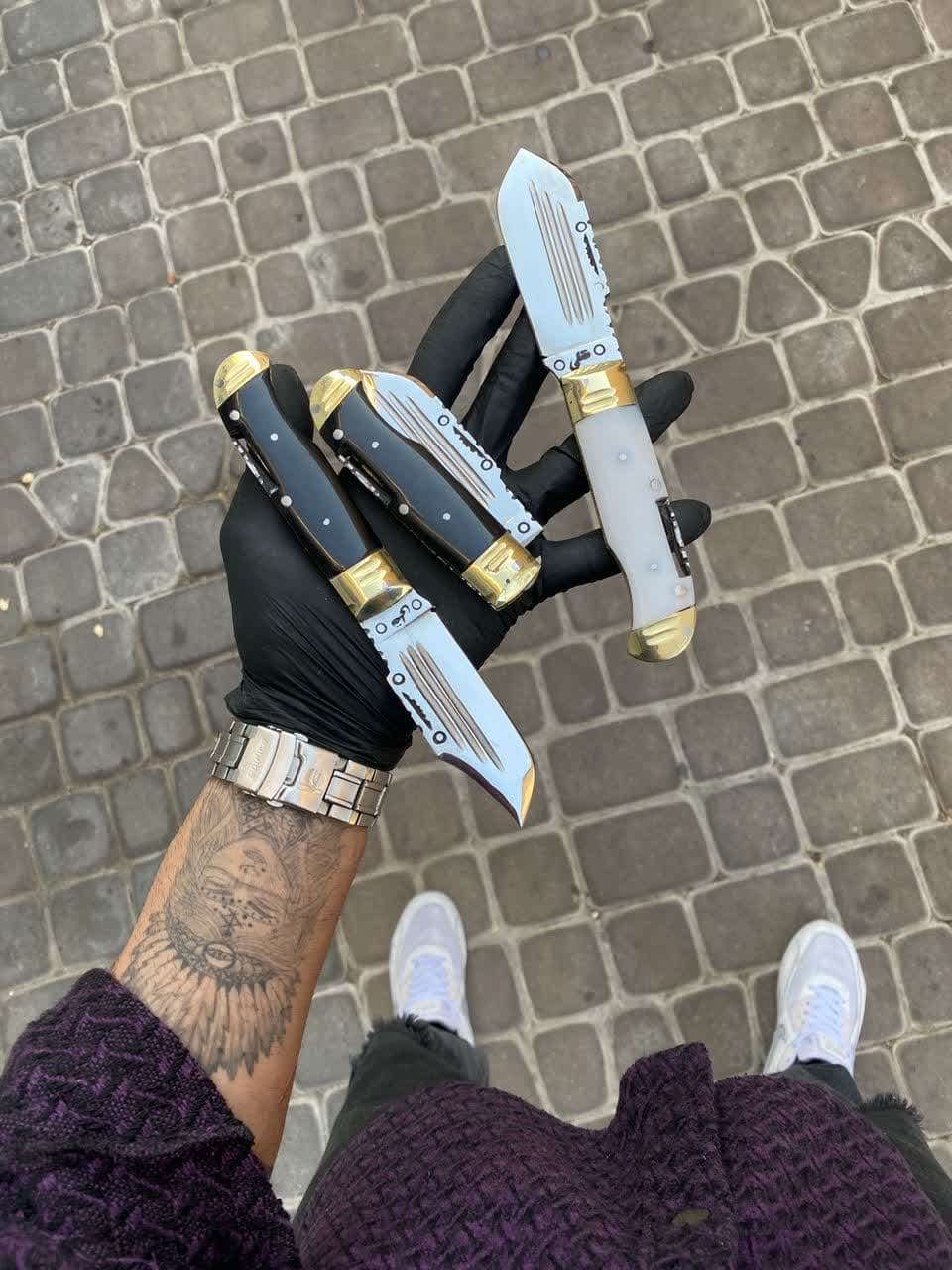 چاقوی پشت ضامن استاد فضلی 1 چاقوی پشت ضامن استاد فضلی