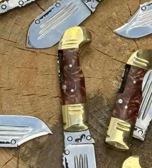 چاقوی پشت ضامن دسته اپوکسی 3 چاقوی پشت ضامن دسته اپوکسی