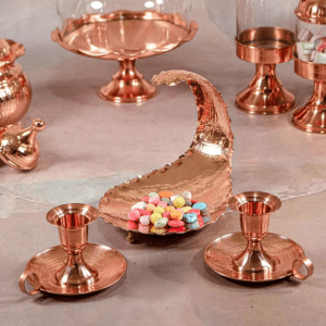 جا شمعی مسی درجه یک