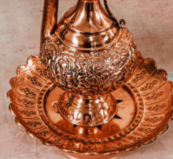 آفتابه لگن قلم برجسته مسی ممتاز 2 آفتابه لگن قلم برجسته مسی ممتاز