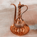 آفتابه لگن قلم برجسته مسی ممتاز