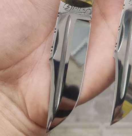 چاقو پشت ضامن زنجانی 2 چاقو پشت ضامن زنجانی