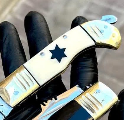 چاقوی دنده ای تیغه بادامی 3 چاقوی دنده ای تیغه بادامی