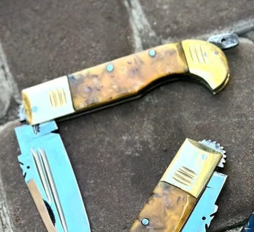 چاقوی دنده ای آهن بر دسته اپوکسی 2 چاقوی دنده ای آهن بر دسته اپوکسی