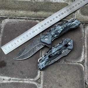 چاقوی جیبی طرح گرگ