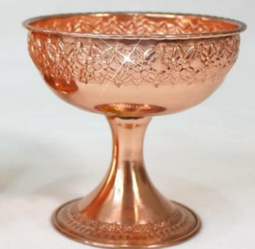 جام آجیل خوری مسی 1 جام آجیل خوری مسی