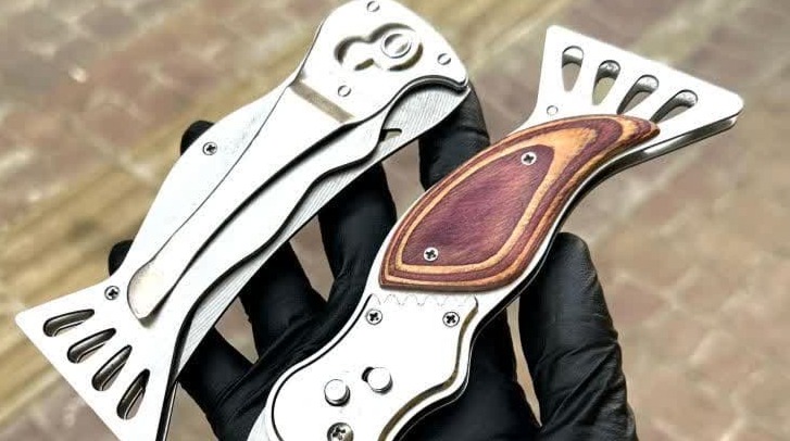 چاقوی فشاری عقاب طرح جدید 2 چاقوی فشاری عقاب طرح جدید