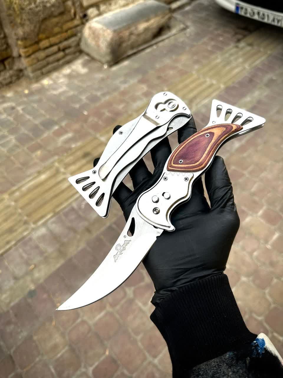 چاقوی فشاری عقاب طرح جدید 1 چاقوی فشاری عقاب طرح جدید