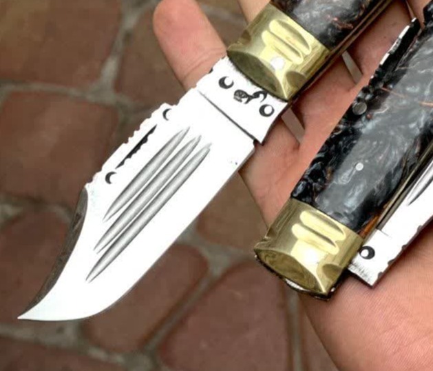 چاقوی پشت ضامن سفارشی 3 چاقوی پشت ضامن سفارشی