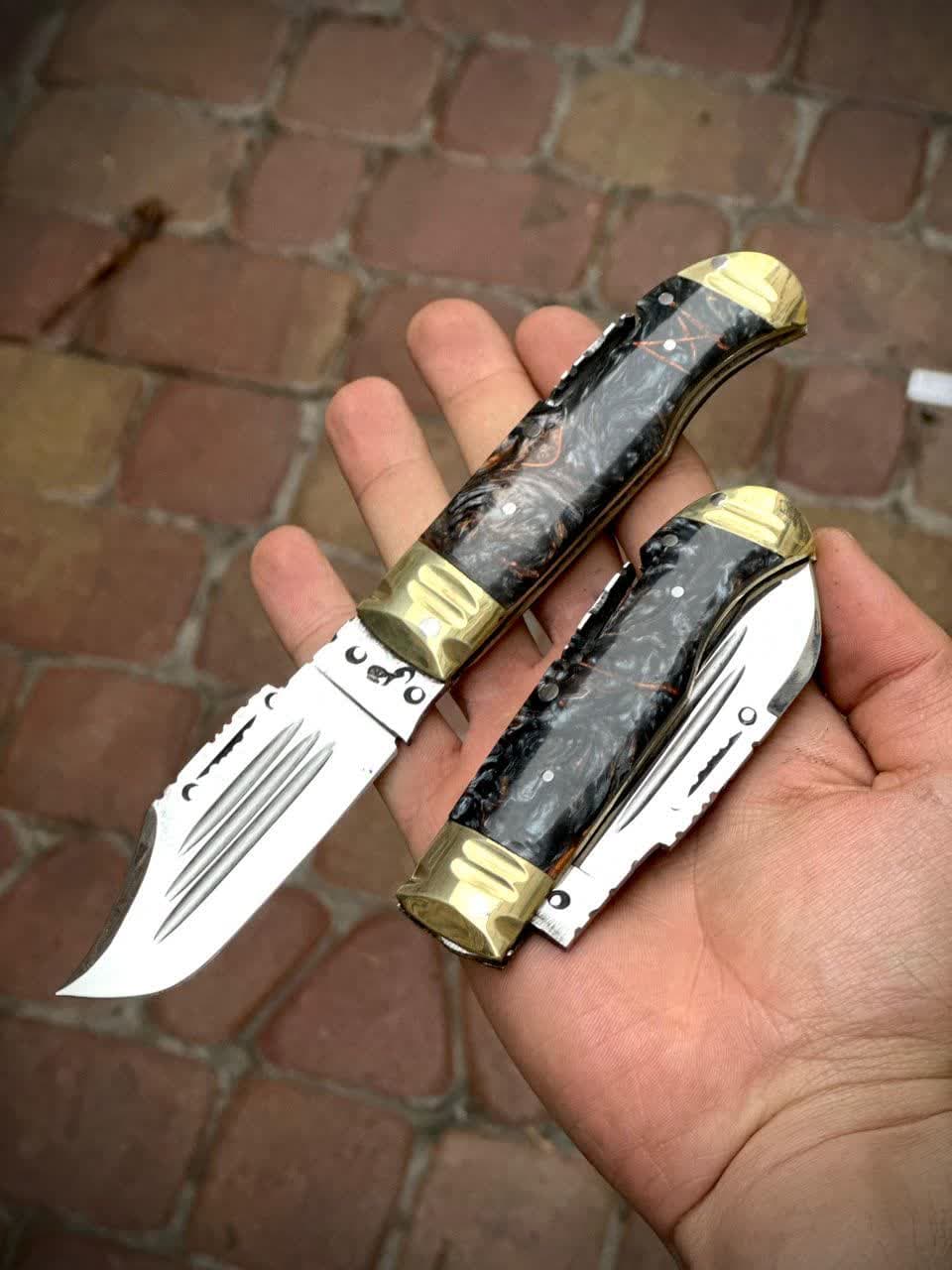 چاقوی پشت ضامن سفارشی 1 چاقوی پشت ضامن سفارشی