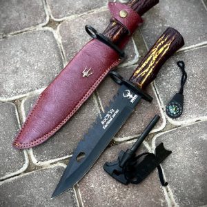 پک کارد شکاری چخماق و قطب نما