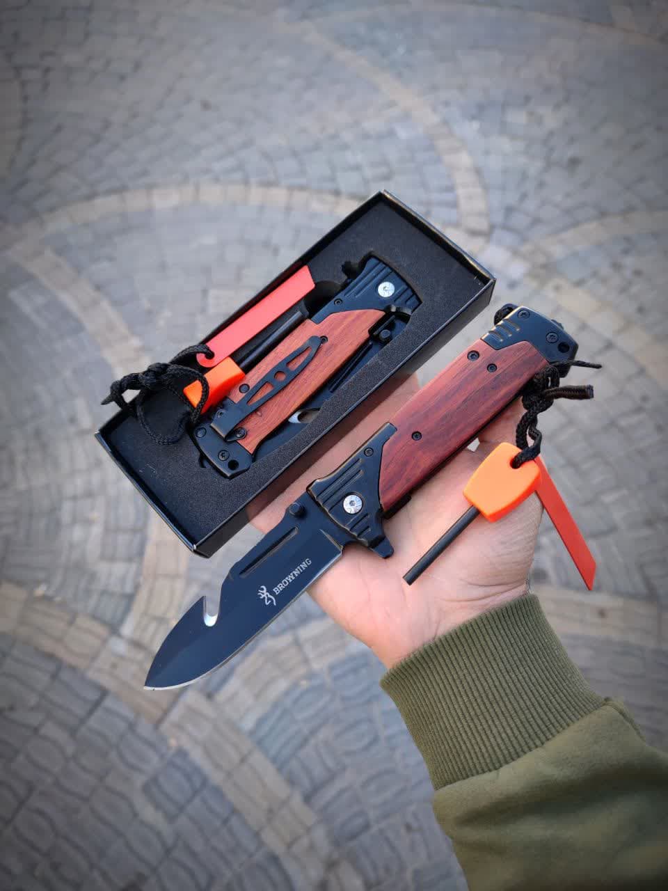 چاقوی برونینگ چخماق دار 1 چاقوی برونینگ چخماق دار