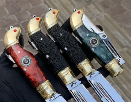 چاقو پشت ضامن استاد مجید 3 چاقو پشت ضامن استاد مجید