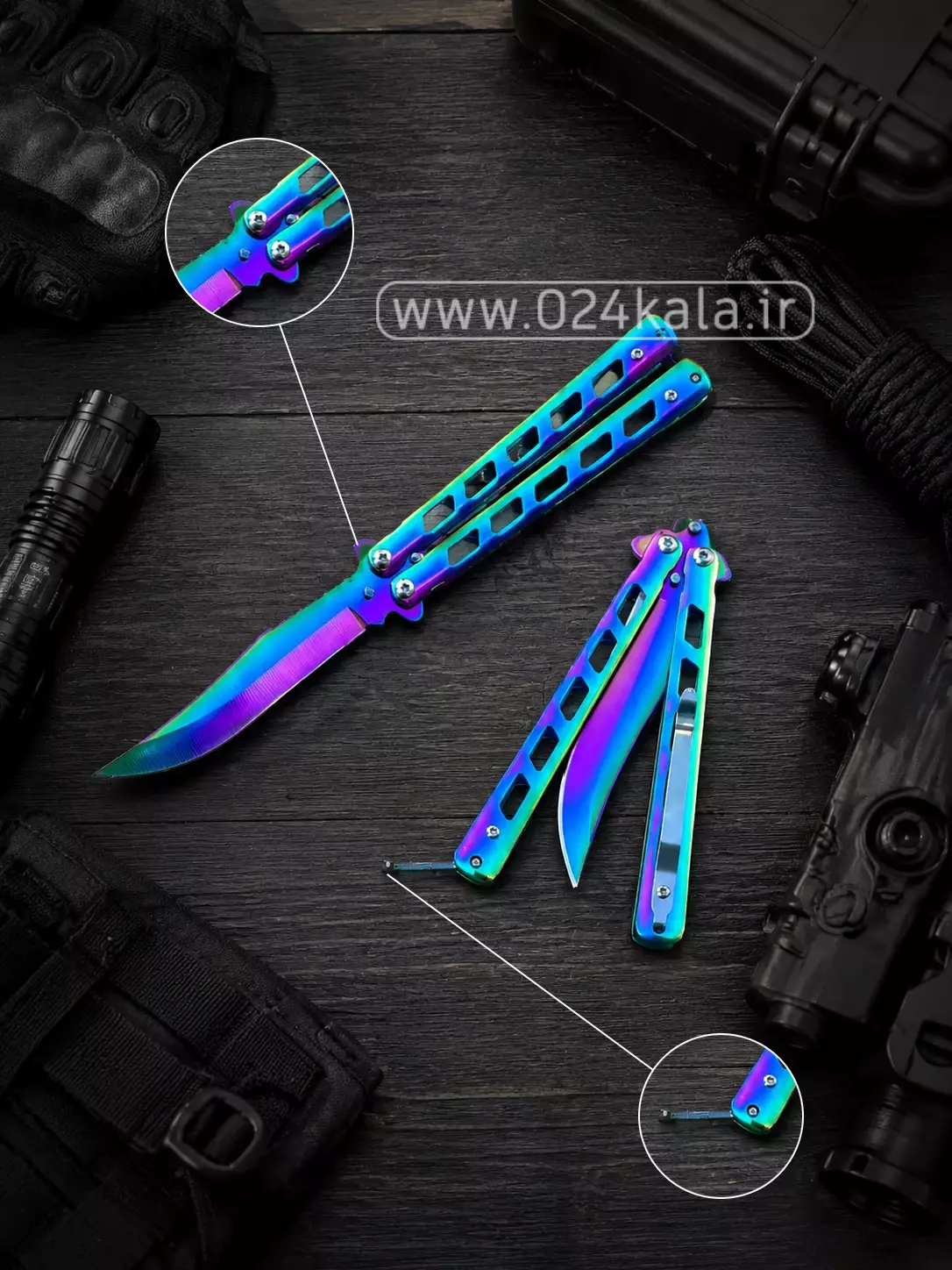 چاقوی پروانه ای FL-23 1 چاقوی پروانه ای FL-23