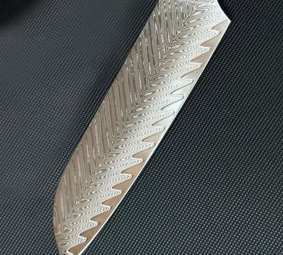 کارد سرآشپز تیغه دمشقی 2 کارد سرآشپز تیغه دمشقی