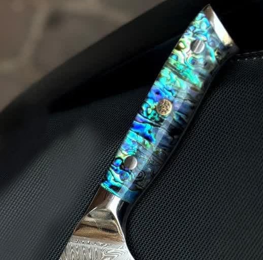 کارد سرآشپز تیغه دمشقی 3 کارد سرآشپز تیغه دمشقی