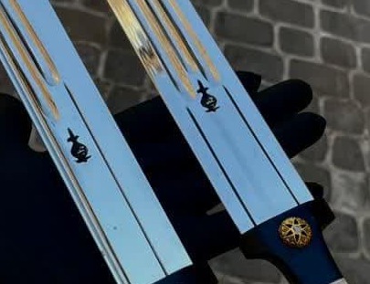 قمه 50 سانتی استاد حسن 2 قمه 50 سانتی استاد حسن