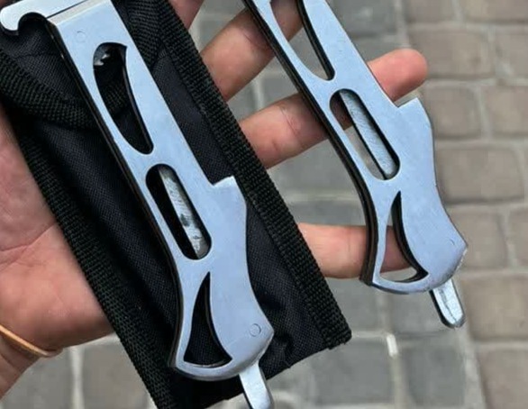 چاقوی دنده افغان تمام فلزی 3 چاقوی دنده افغان تمام فلزی