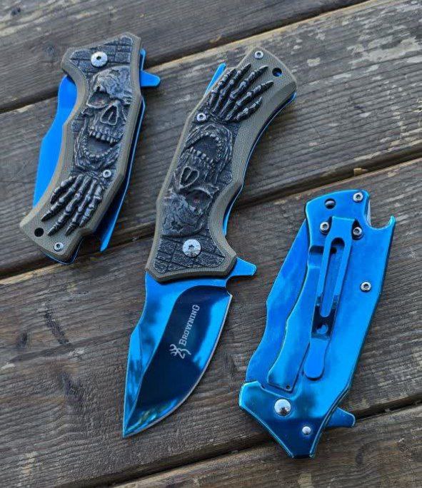 چاقوی جیبی برونینگ جمجمه 1 چاقوی جیبی برونینگ جمجمه