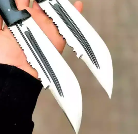 چاقوی شکاری تکاور 2 چاقوی شکاری تکاور