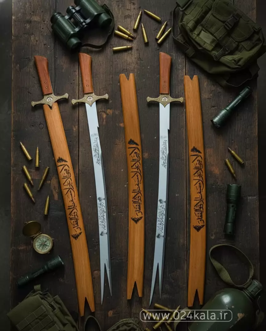 شمشیر ذوالفقار 80 سانتی سفارشی 1 شمشیر ذوالفقار 80 سانتی سفارشی