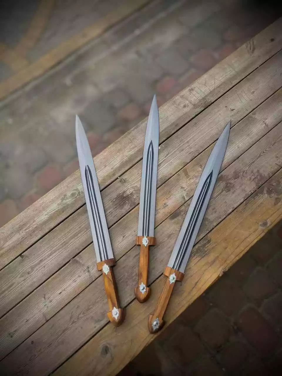 قمه 60 سانتی دو لبه استاد فرخی 1 قمه ۶۰ سانتی دو لبه استاد فرخی