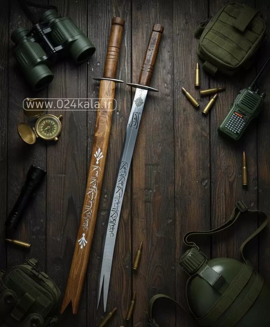 شمشیر ذوالفقار 80 سانتی زنجانی 1 شمشیر ذوالفقار 80 سانتی زنجانی