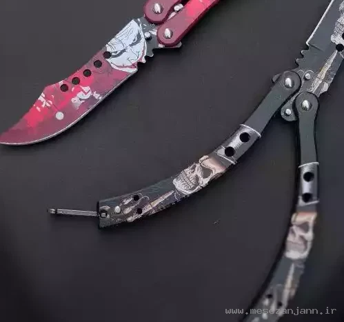 چاقوی پروانه ای جوکر 2 چاقوی پروانه ای جوکر