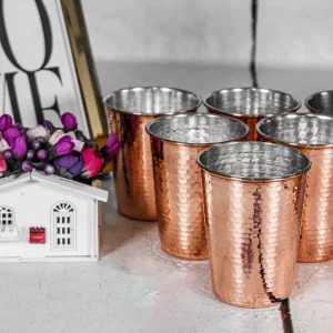 لیوان مسی بدون دسته