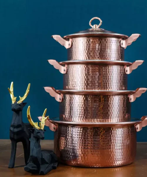 ست 4 عددی قابلمه مسی