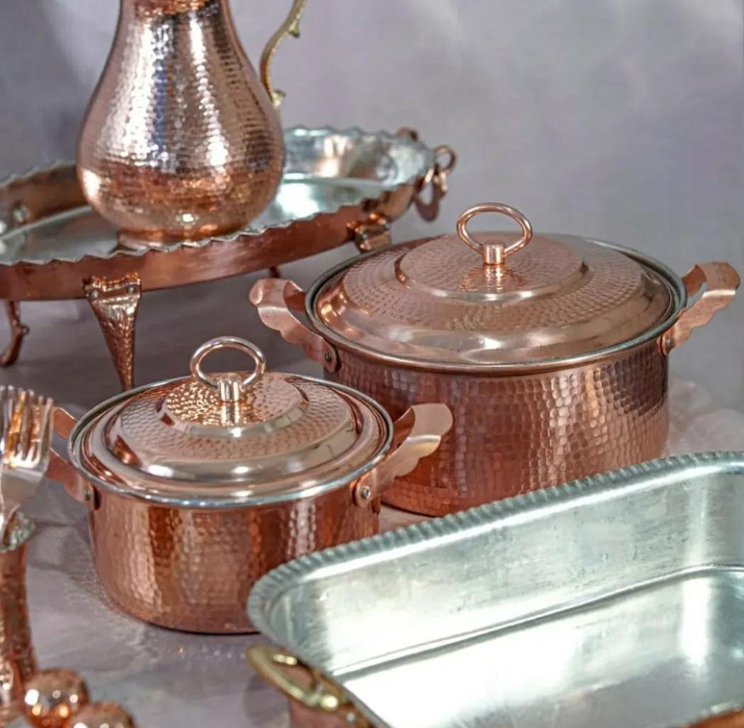 ست 4 عددی قابلمه مسی 3 ست 4 عددی قابلمه مسی