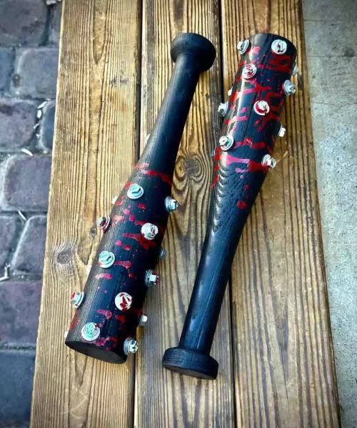 چوب بیسبال 45 سانتی پیچ دار