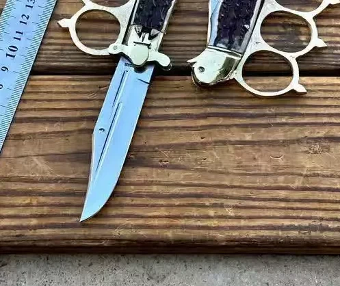 چاقوی فشاری پنجه بکسی طرح شاخ 2 چاقوی فشاری پنجه بکسی طرح شاخ