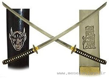 شمشیر سامورایی مدل دوقلو 1 شمشیر سامورایی مدل دوقلو