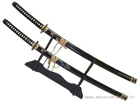 شمشیر سامورایی مدل دوقلو 2 شمشیر سامورایی مدل دوقلو
