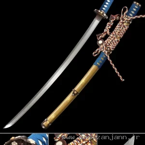 شمشیر سامورایی فولاد دمشقی اصل