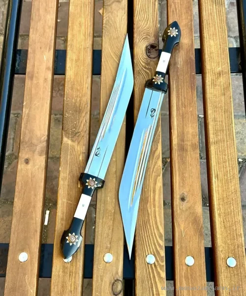 نیمچه قمه تک لبه استاد علی